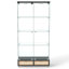 Vitrine moderne en verre avec grands tiroirs-2138306540
