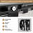 56-60" W X 72" H Double Sliding Shower Door, Matte Black Aluminum Frame, Clear Tempered Glass, Dual Stainless Steel Handles | Gift Idea