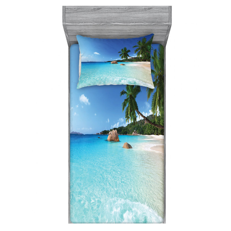 Microfiber Sheet Set, Twin Sheet Set with Fitted Sheet