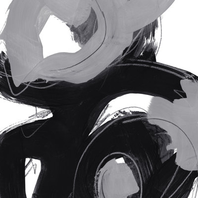 Monochrome VII - Wrapped Canvas Painting
