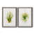 Toile avec cadre gris