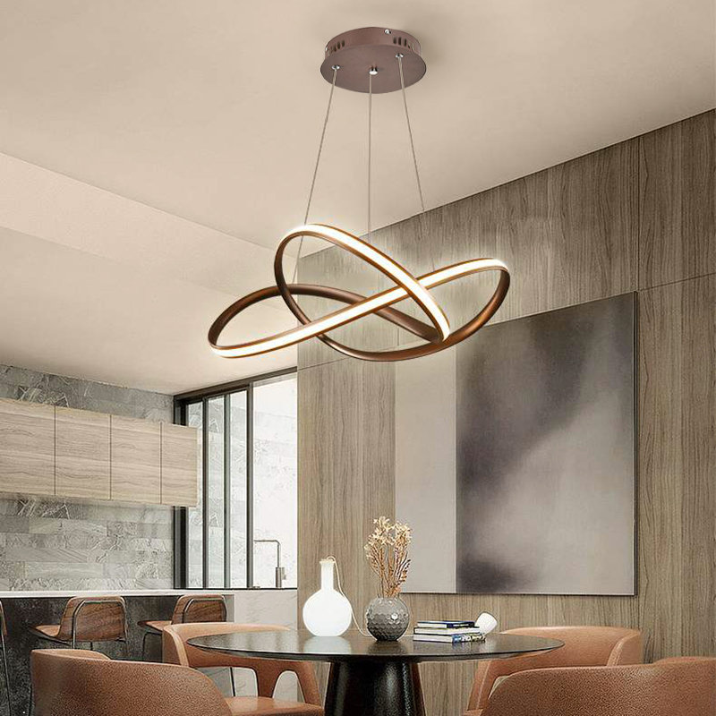 1 - Light Natural LED Chandelier Pendant