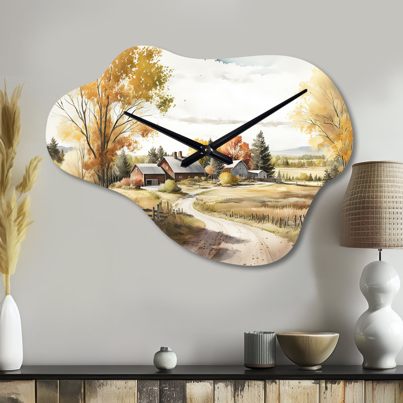 Horloge murale asymétrique Lutjens, Grand