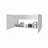 White Kitchen Wall Cabinet with 2 Doors-430141981