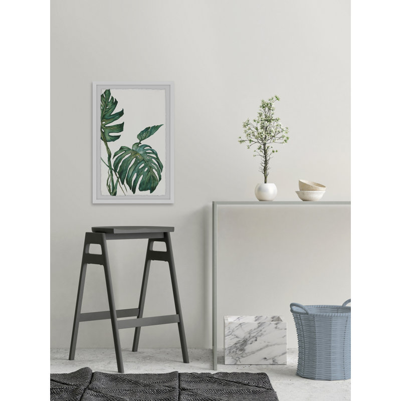 Split Leaves 1 Piece Single Picture Frame Painting, 30 cm H x 20 cm W