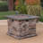 32” SQUARE PROPANE FIRE PIT for Cozy Outdoor Gatherings and Easy Flame Control