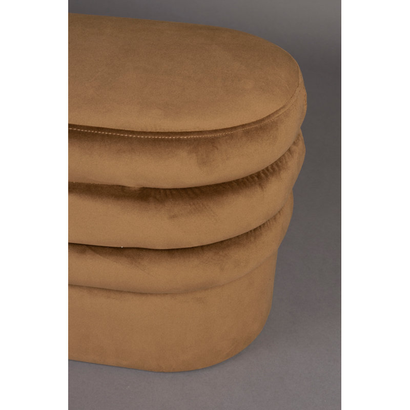 Aditi Upholstered Bench, Brown 
