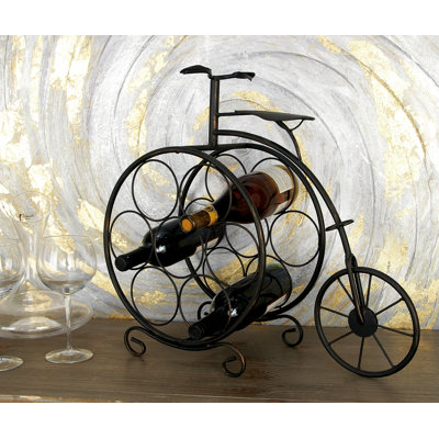 Brasher 7 - Bottle Wine Bottle Rack in Brown