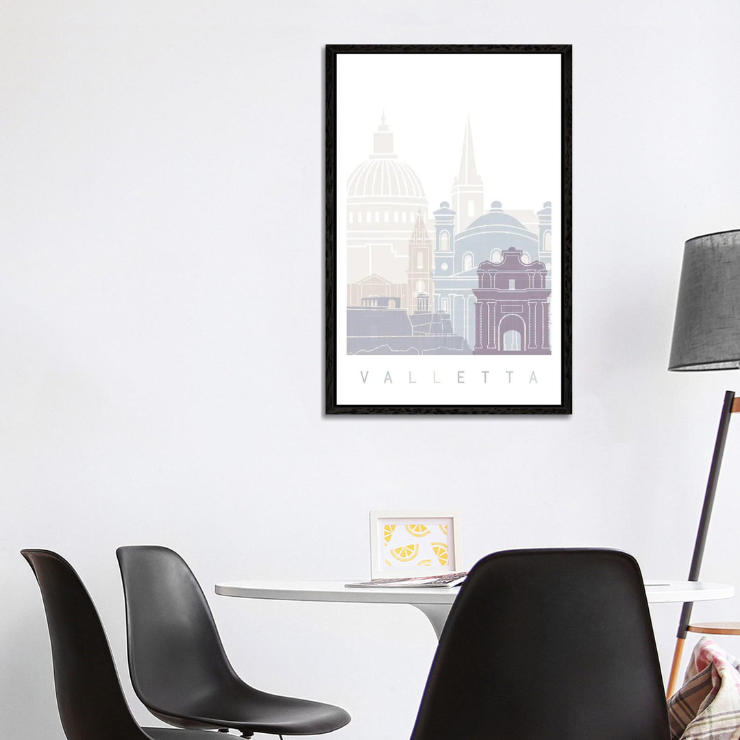 Valleta Skyline Poster Pastell