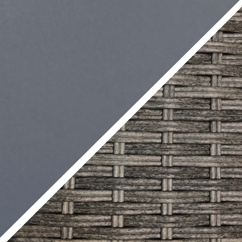 Blaize Rattan Sunlounger - Grey