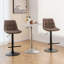 Hillingdon Swivel Upholstered Adjustable Height Bar Stool