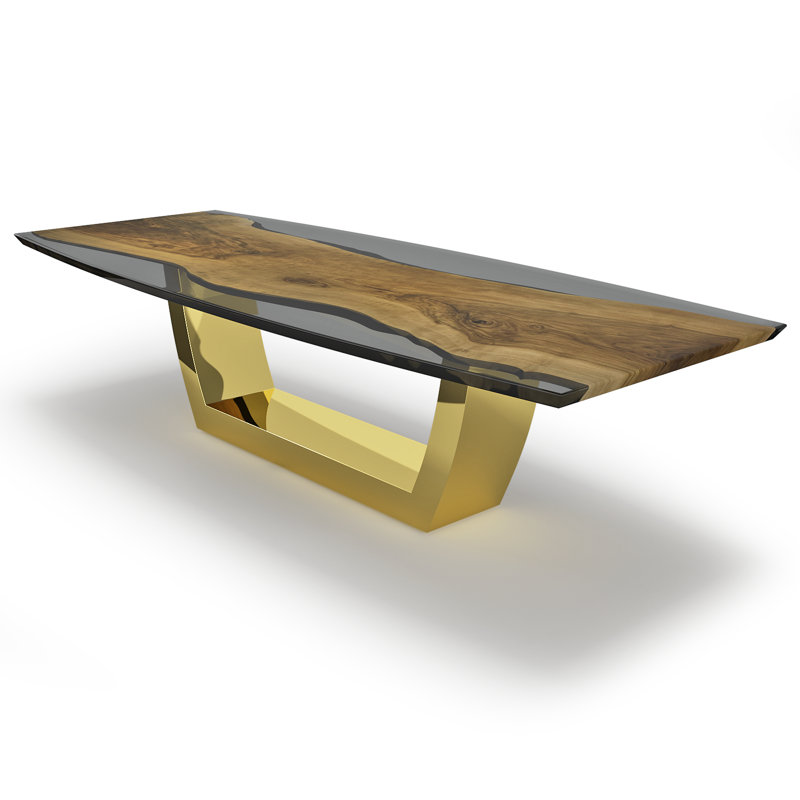 Evadne Dining Table, 48" W x 108.3" L