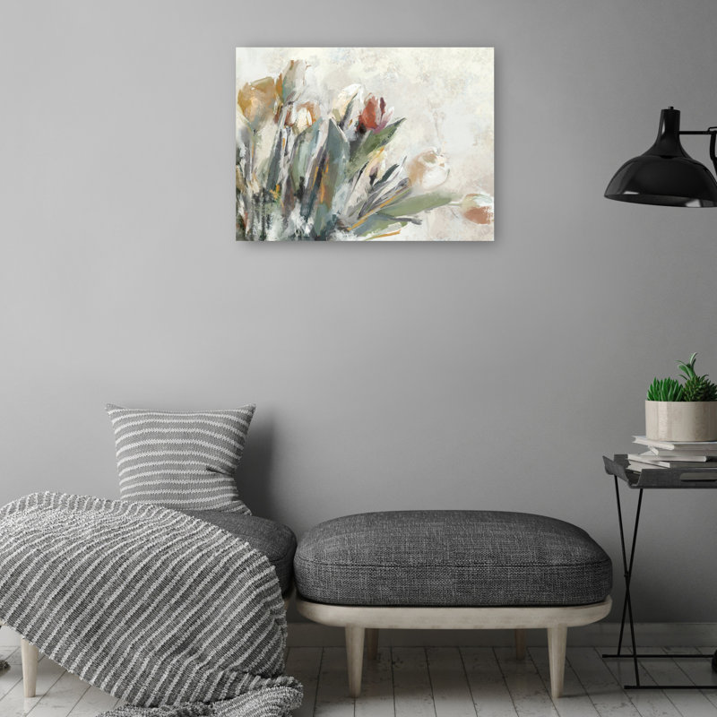 Joli Jardin by Studio Arts Canvas Art Print, Wrapped Canvas, 18" H x 24" W x 1.5" D