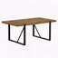 Table de salle à manger 55,1 po Rustic Industrial
