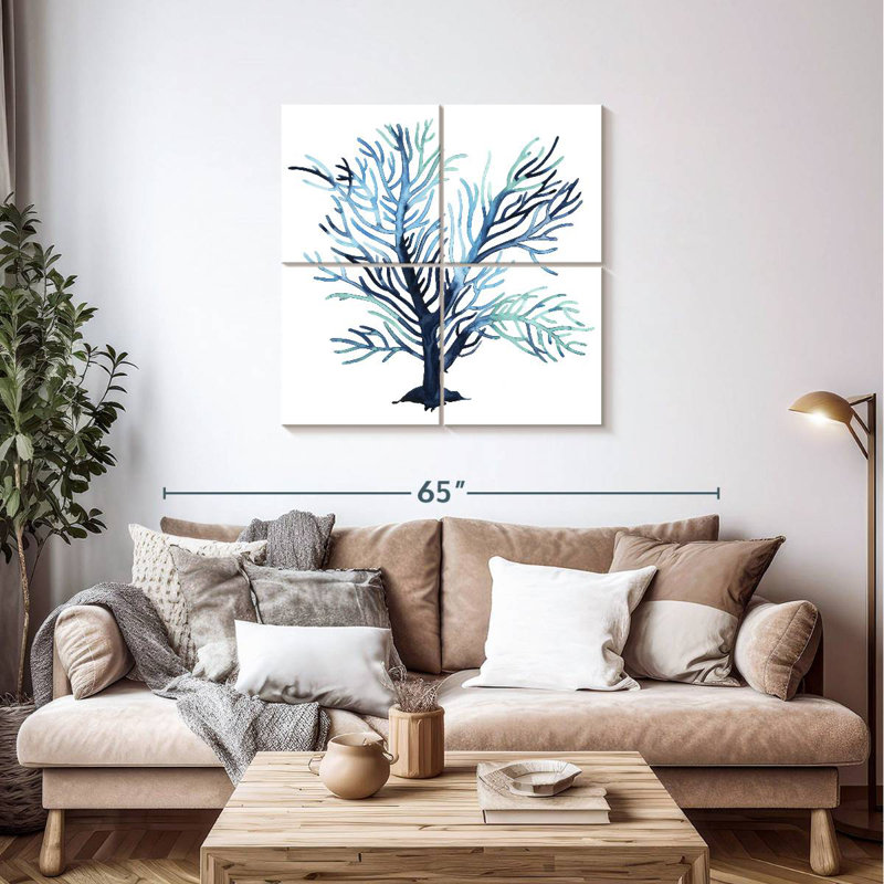 Brampt Fan De La Mer I, 38" H x 38" W