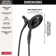 In2ition 2-in-1 Dual Hand Held Shower Head, 3-Spray Detachable Round Shower Head 1.75 GPM