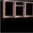 Devi Oak Wall Mounted Wood Closet System