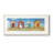 " Bright Beach Huts " Painting Print