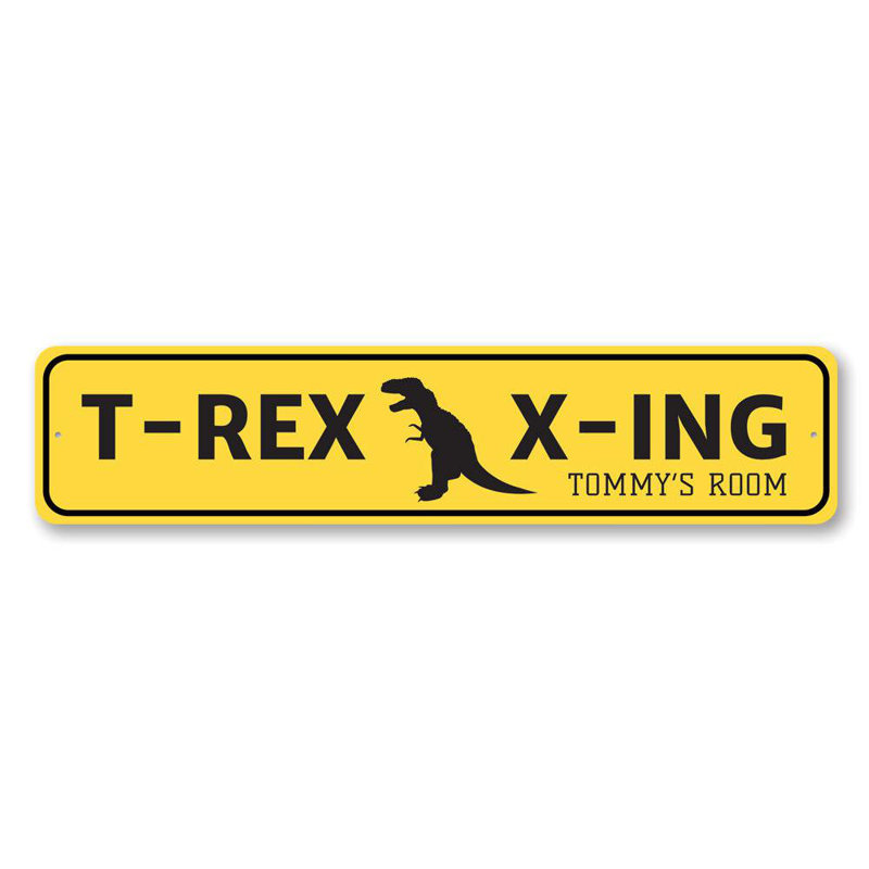 Plaque en T T Rex Crossing, H 6 po x l 24 po x P 0,063 po