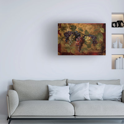 Sasha Grapes II Canvas Art