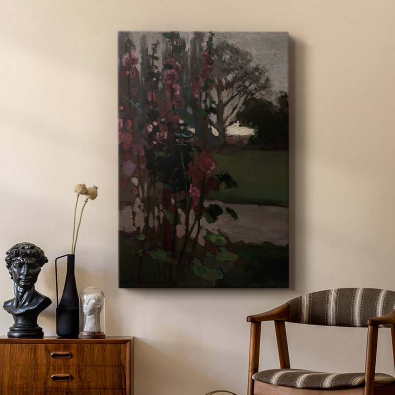 Paysage rétro Cxxv - galerie sur mesure, H 18 po x l 12 po