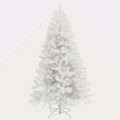 Arbre de Noël artificiel de 9 pi de hauteur, arbre de Noël non éclairé avec 2132 pointes de branches, ouverture automatique, base en acier, décoration des Fêtes pour le bureau personnel