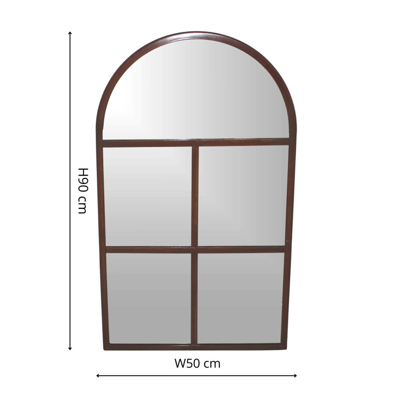 Metal Arch Wall Mirror