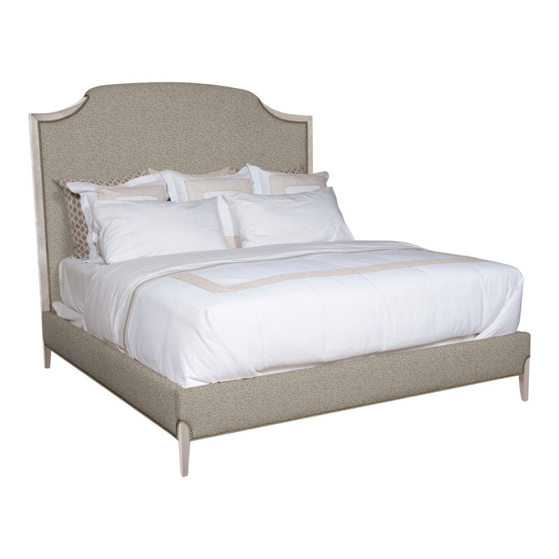 Lillet Solid Wood Bed, Tarbee Pebble, Yes, Dove Gray