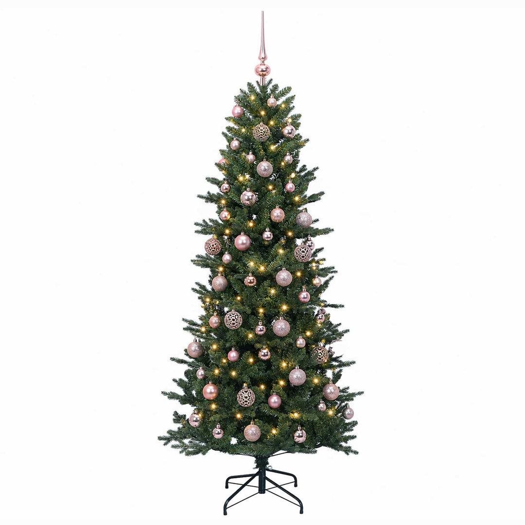 Vidaxl Artificial Christmas Tree With Bauble 180 Cm 300 Leds - Image 3