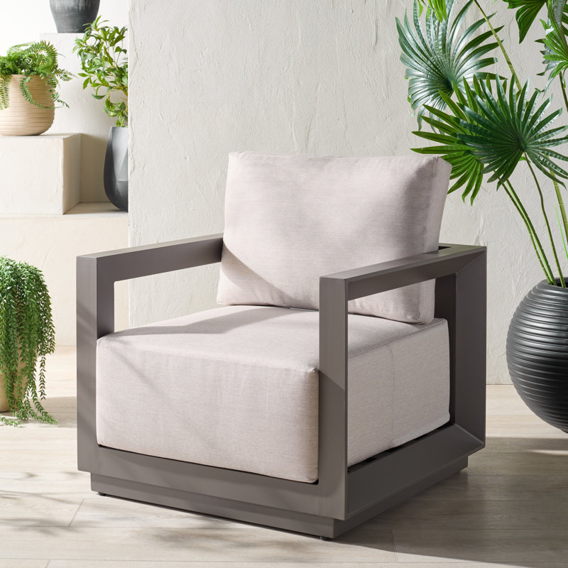 Berns Aluminum Outdoor Lounge Chair