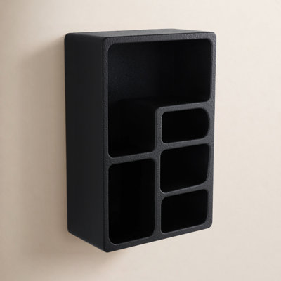 16" 5-Shelf Geometric Floating Shelf