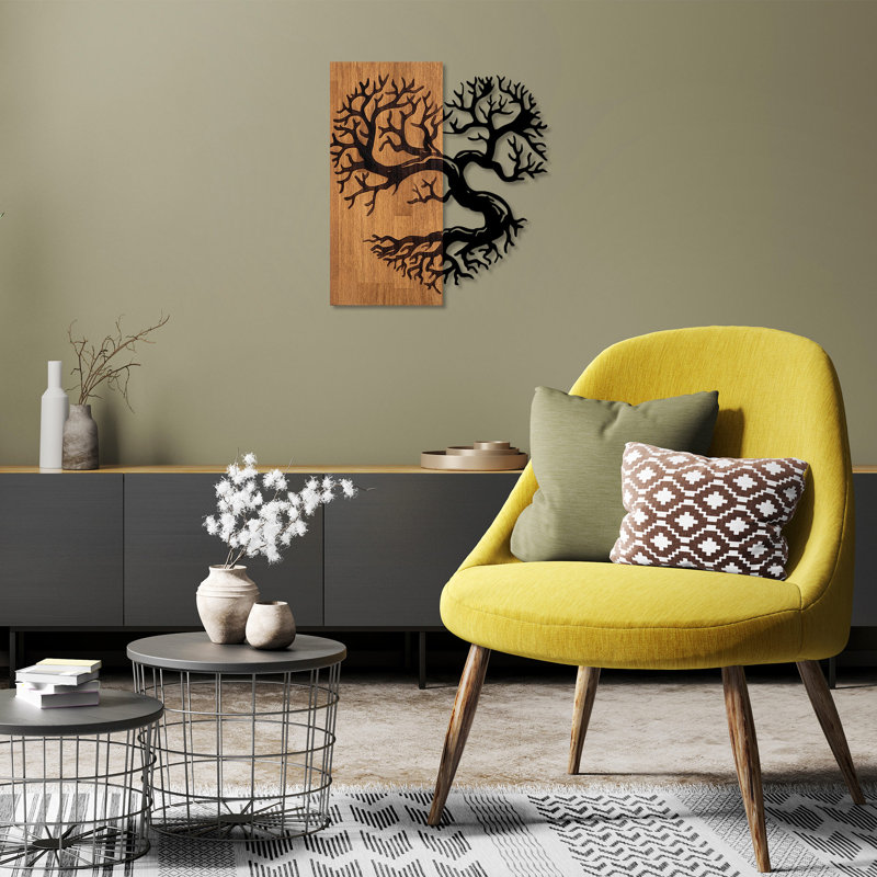 Décoration murale en bois