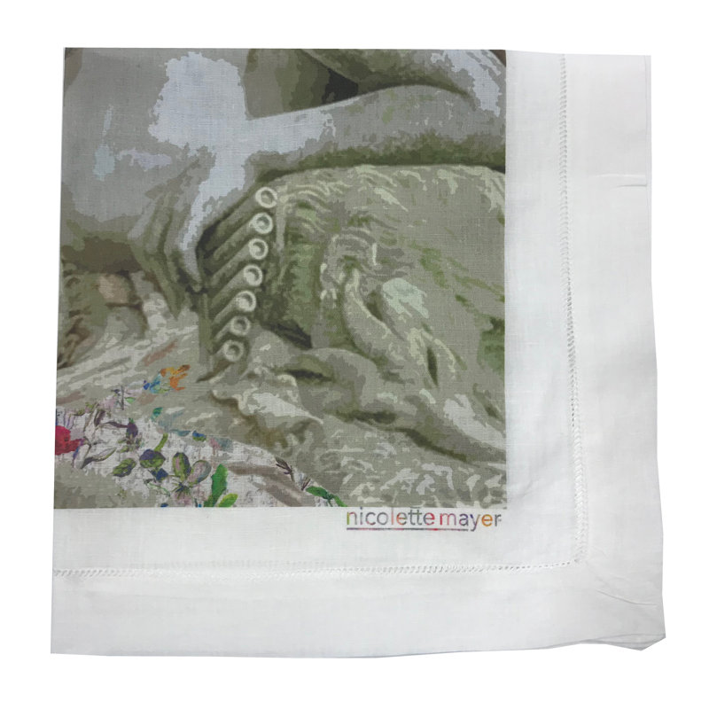Serviettes de table en satin de coton Acis and Galatee, Tatou