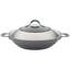 Circulon Elementum Hard Anodized Nonstick Wok with Side Handles and Lid, 14 Inch
