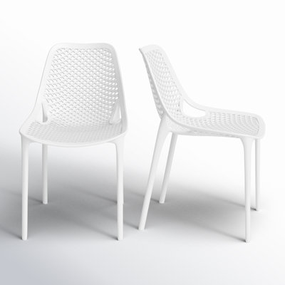 Farrah Outdoor Stacking Dining Side Chair