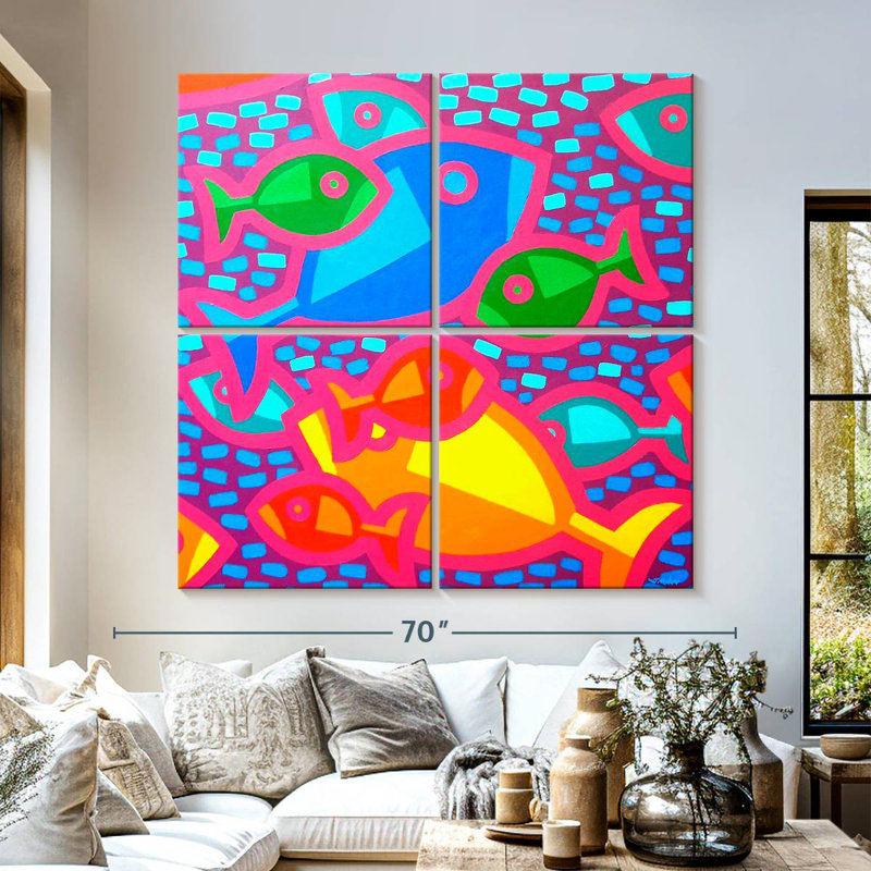 Brampt Funky Fish, 57" H x 57" W