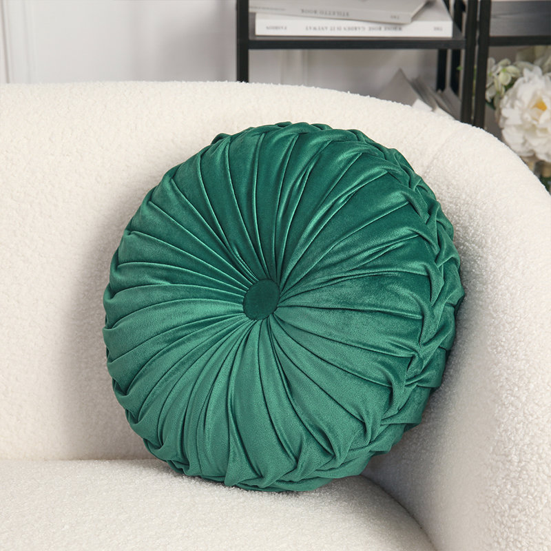 Benancio Circular Pillow Insert, 5cm H x 45cm W, Green