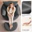 Fauteuil d'appoint pivotant en tonneau avec rangement caché Corduroy (ensemble de 2)-133072164