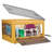 Foldable Storage Bins with Lid with 4 Doors, Lock, 4Pcs Wheels-183066858