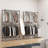 35.5'' Carbon Steel Rolling Clothing Rack