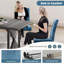 Chaises de salle à manger modernes avec revêtement en velours moelleux, pieds robustes en acier inoxydable et ressorts en forme de S - Support ergonomique pour la salle à manger, la cuisine et le bureau-1044597447