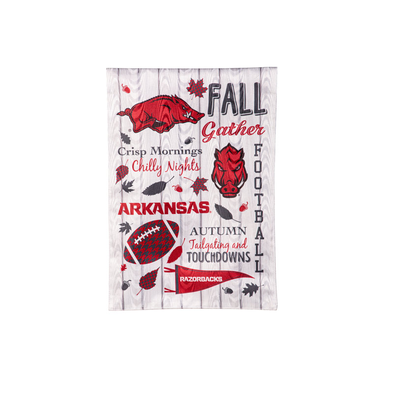 Double face 18 H x 12,5 l, NCAA Arkansas