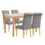 4 - Person Solid Oak Dining Set