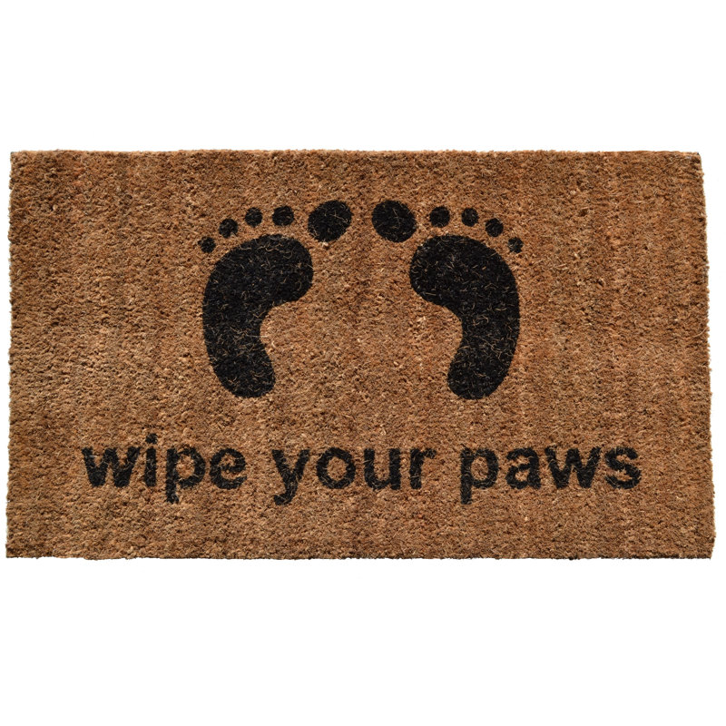Tapis d'entrée antidérapant Wallach, Rectangle 1 pi 6 po x 2 pi 6 po