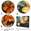 «Makhach Orange Blue Tropical Tangle IV», reproduction sur toile-376326026-376326027