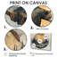 «Grizly Bear Into The Winter Landscape I», art mural ours-676547411-676547432-676547413