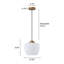Luminaire suspendu en verre rayé 1 lumière-1203750143-1203750142