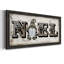 Toile encadrée de qualité supérieure «Winter Wonderland Friends Noel» - prête à être accrochée-88115756-88115750