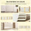 6-Panel Folding Dog,Wooden Pet Gate