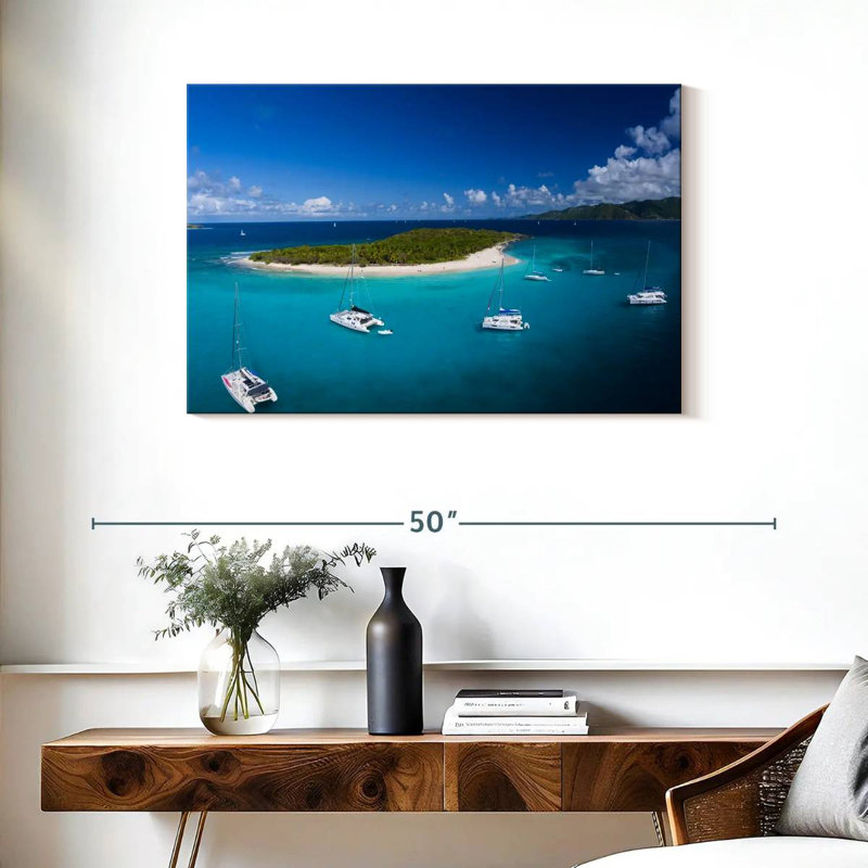 Sandy Cay, île Vierge britannique, H 24 po x l 36 po